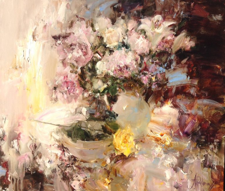 Angelica Privalihin - Yellow Rose - Claremont Contemporary Art