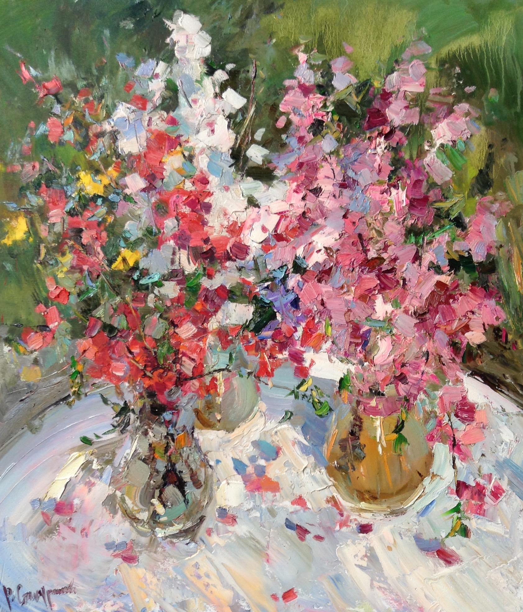 Summer Still-Life in the garden - Claremont Contemporary Art