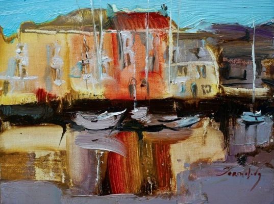 Iryna Yermolova IWeymouth Harbour IV - Claremont Contemporary Art