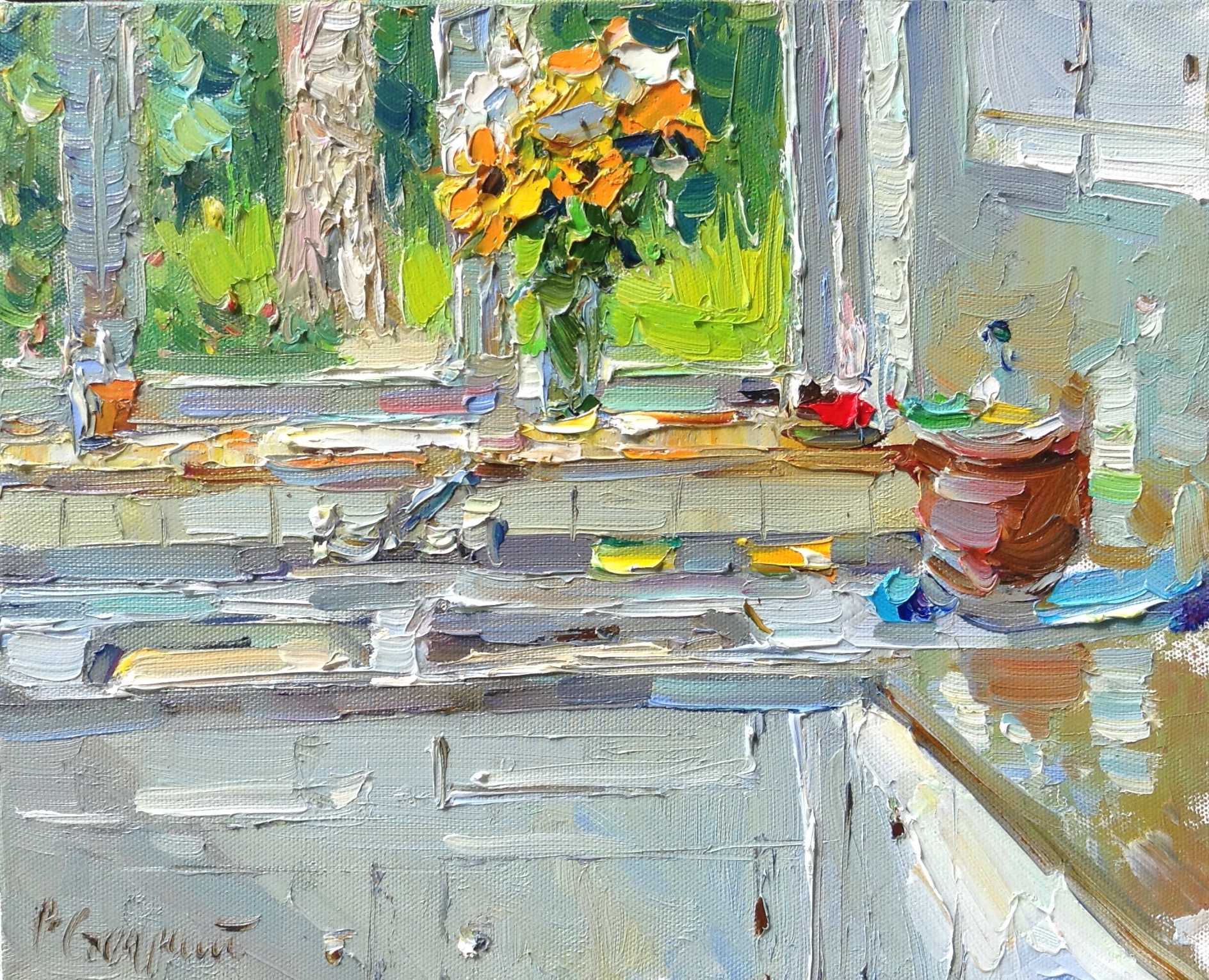 Kitchen Window Claremont Contemporary Art   Kitchen Window 24x30 