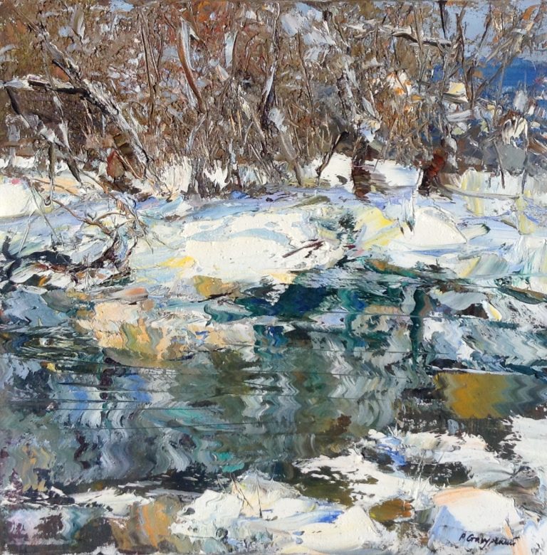 Winter River Bank - Claremont Contemporary Art